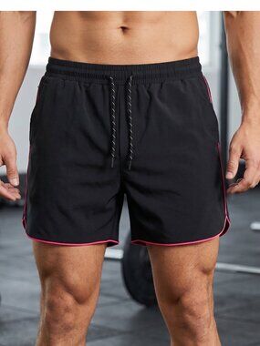 NWT | CREATIP Black Performance Running Shorts | Zipper Pocket | Size XL & XXL